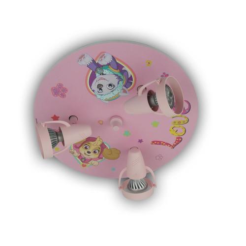 Kinderdeckenleuchte Paw Patrol Ø 35 cm, verstellbar - Multicolor/Rosa, Basics, Holzwerkstoff/Kunststoff (35/15cm) - Niermann