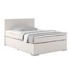 Posteľ Boxspring NERO PL: 140/200 cm, šampanské - piesková/chrómová, Konventionell, kov/textil (140/200cm)