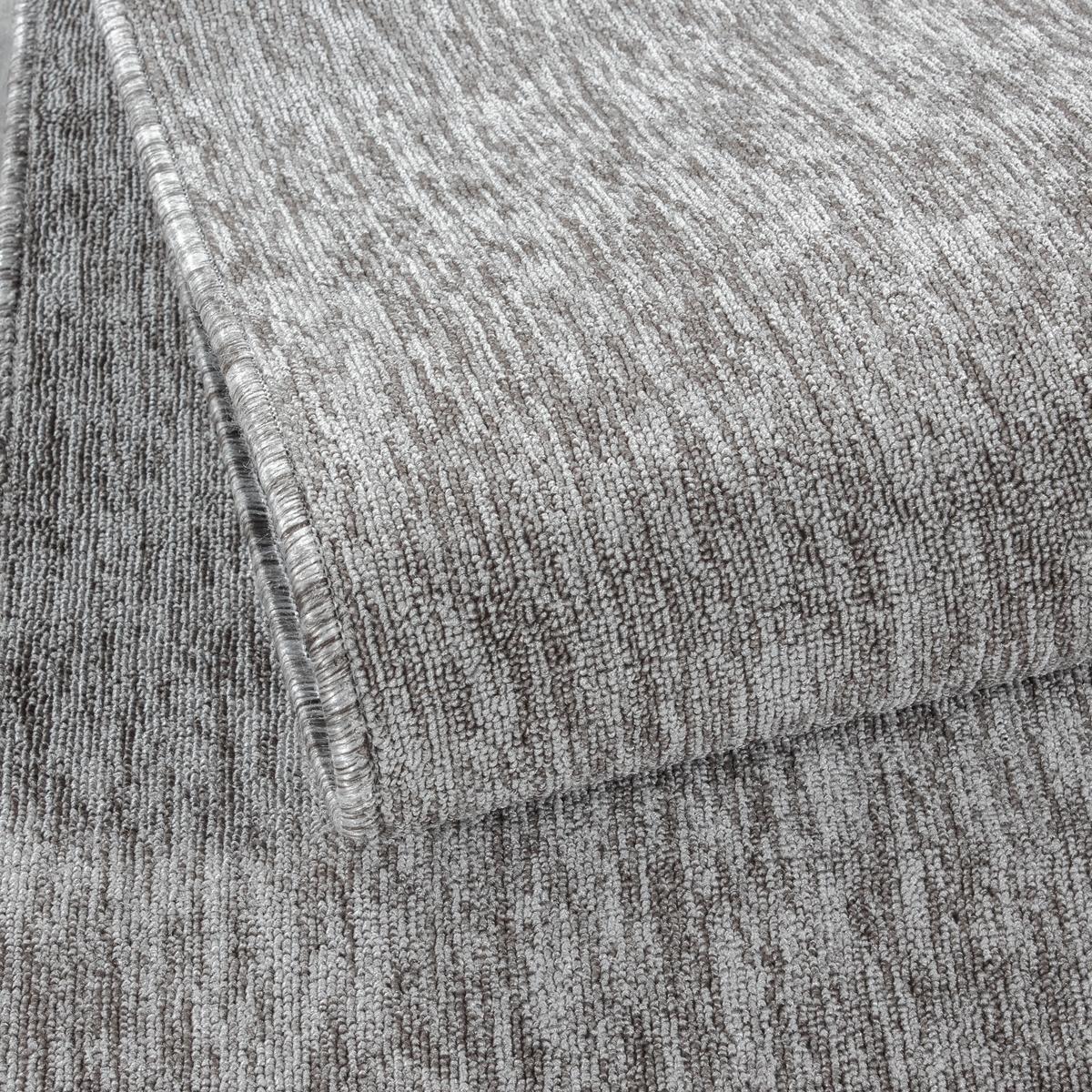 Flachwebteppich Nizza - Hellgrau, Design, Textil (120/120cm) - Novel