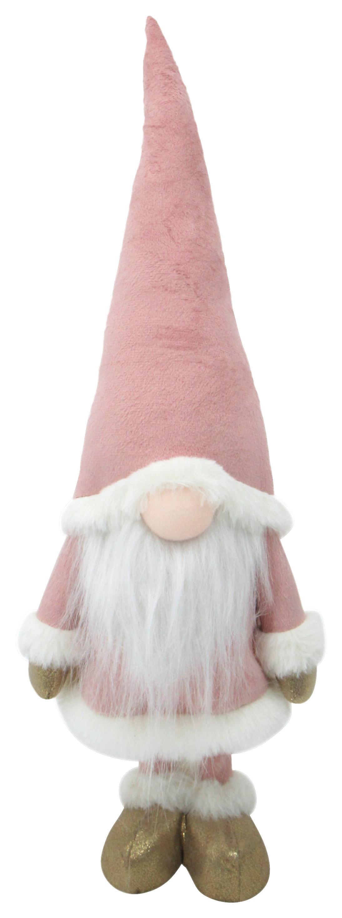 Skřítek EDDY - bílá/pink, Konvenční, kov/textil (15/45/11cm) - Mömax