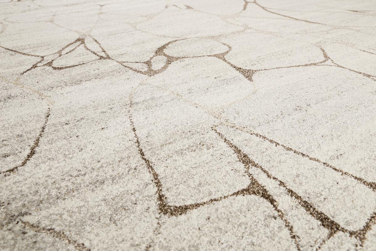 Webteppich Solo Fields Taupe/Beige 200x290 cm - Taupe/Beige, Design, Textil (200/290cm) - WECON HOME