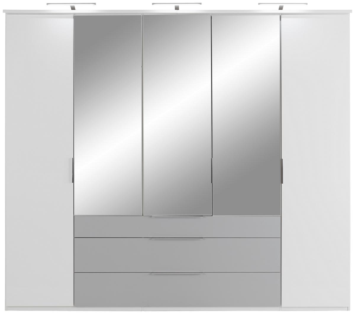 Aufbauleuchte Line - Alufarben, MODERN, Kunststoff/Metall (35/6/17cm) - Luca Bessoni