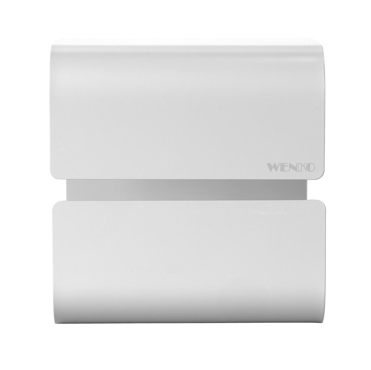 DRŽÁK NA TOALETNÍ PAPÍR TURBO-LOC LIZAN - bílá, Moderní, kov (14/14,5/13,7cm) - Mömax