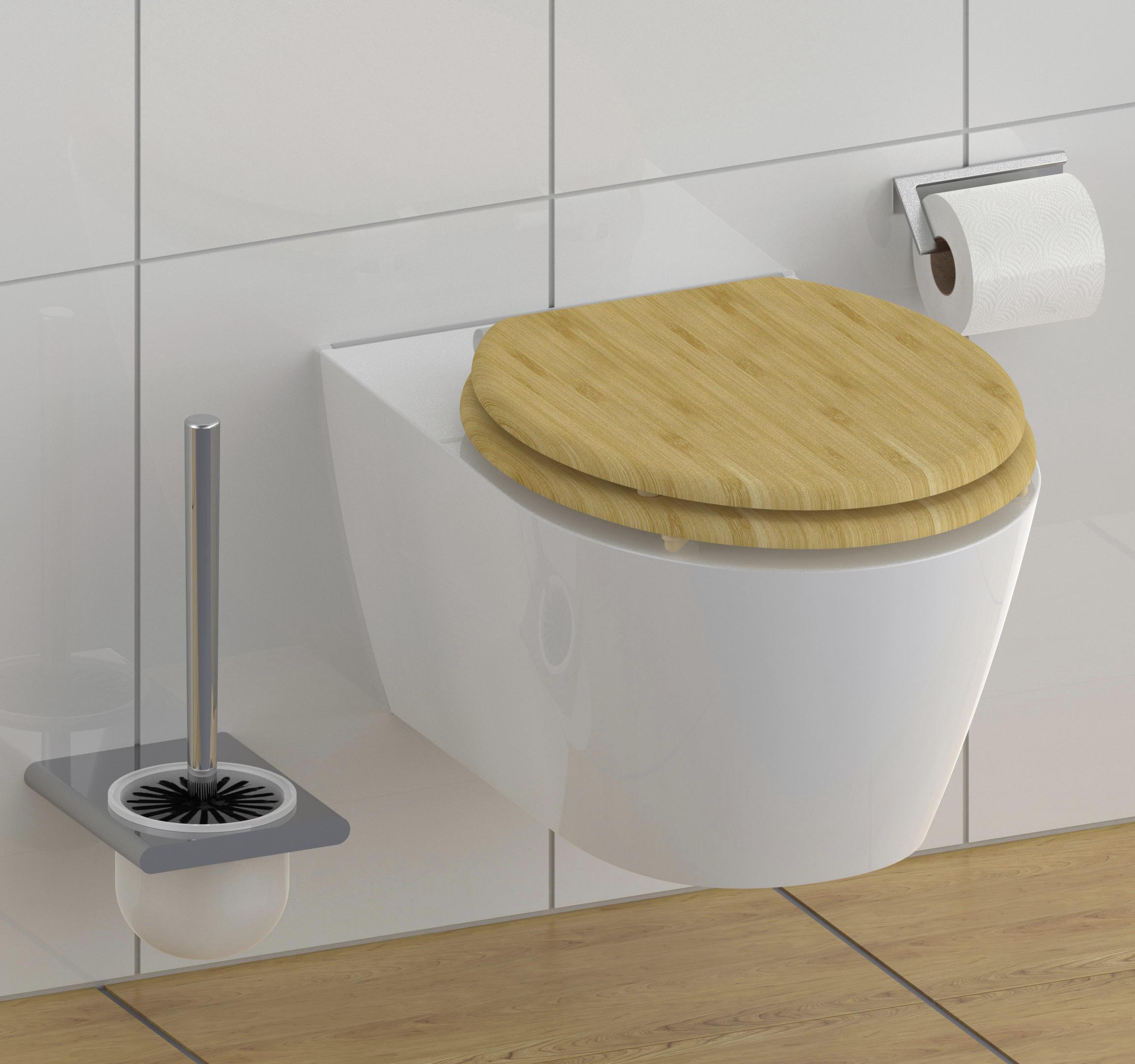 WC-Sitz Naturfarben