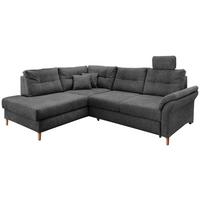 Ecksofa Brizzini Anthrazit S: 206x264 Cm - Anthrazit/Naturfarben, MODERN, Textil (206/264cm) - Livetastic