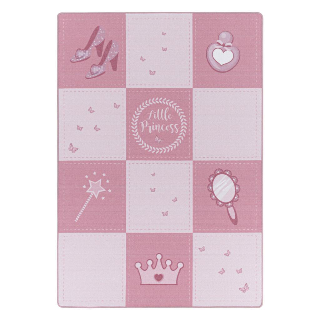 Kinderteppich Prinzessin Pink Play 80x120 cm
