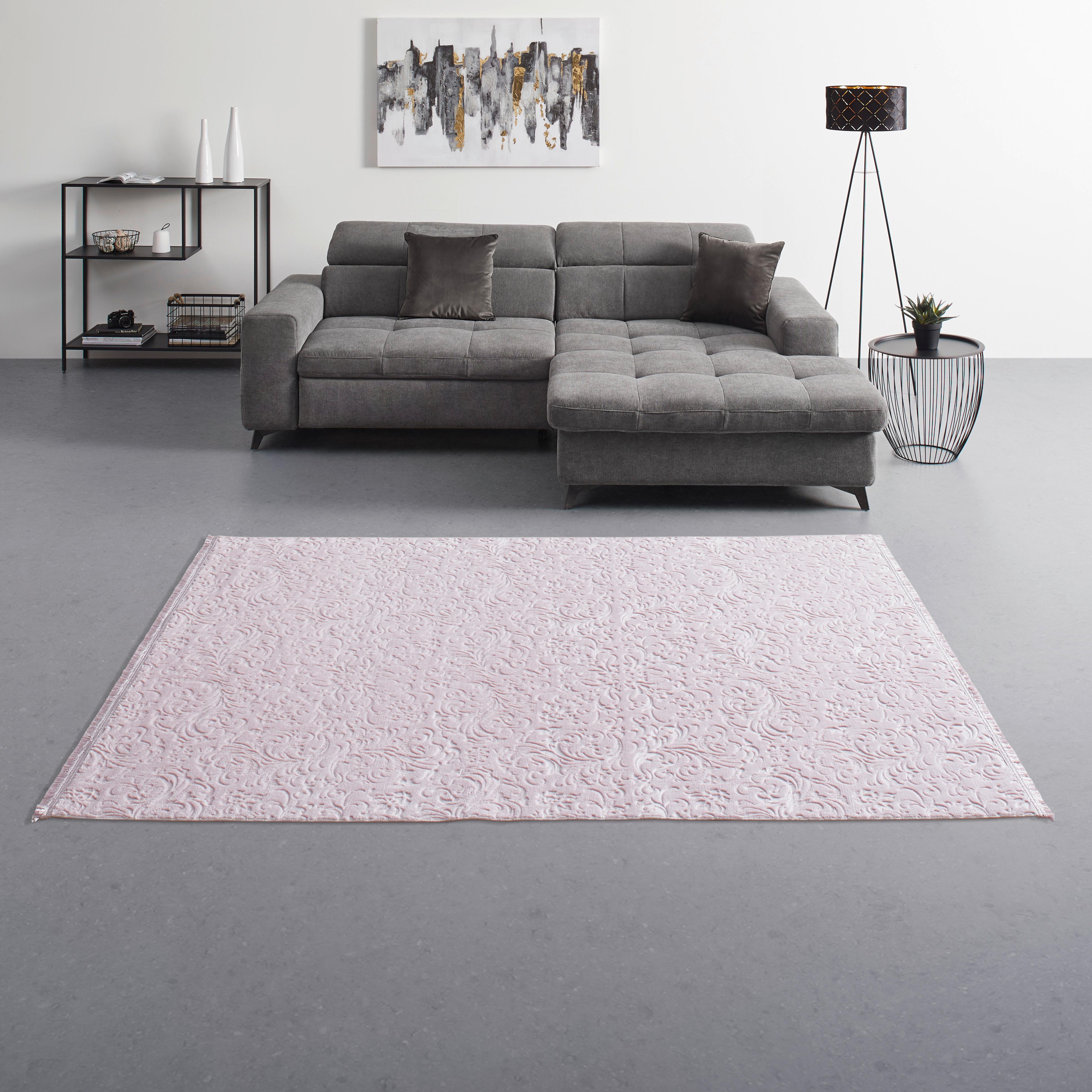 Daphne 3 150/220cm, růžová - růžová, Moderní, textil (150/220cm) - Modern Living