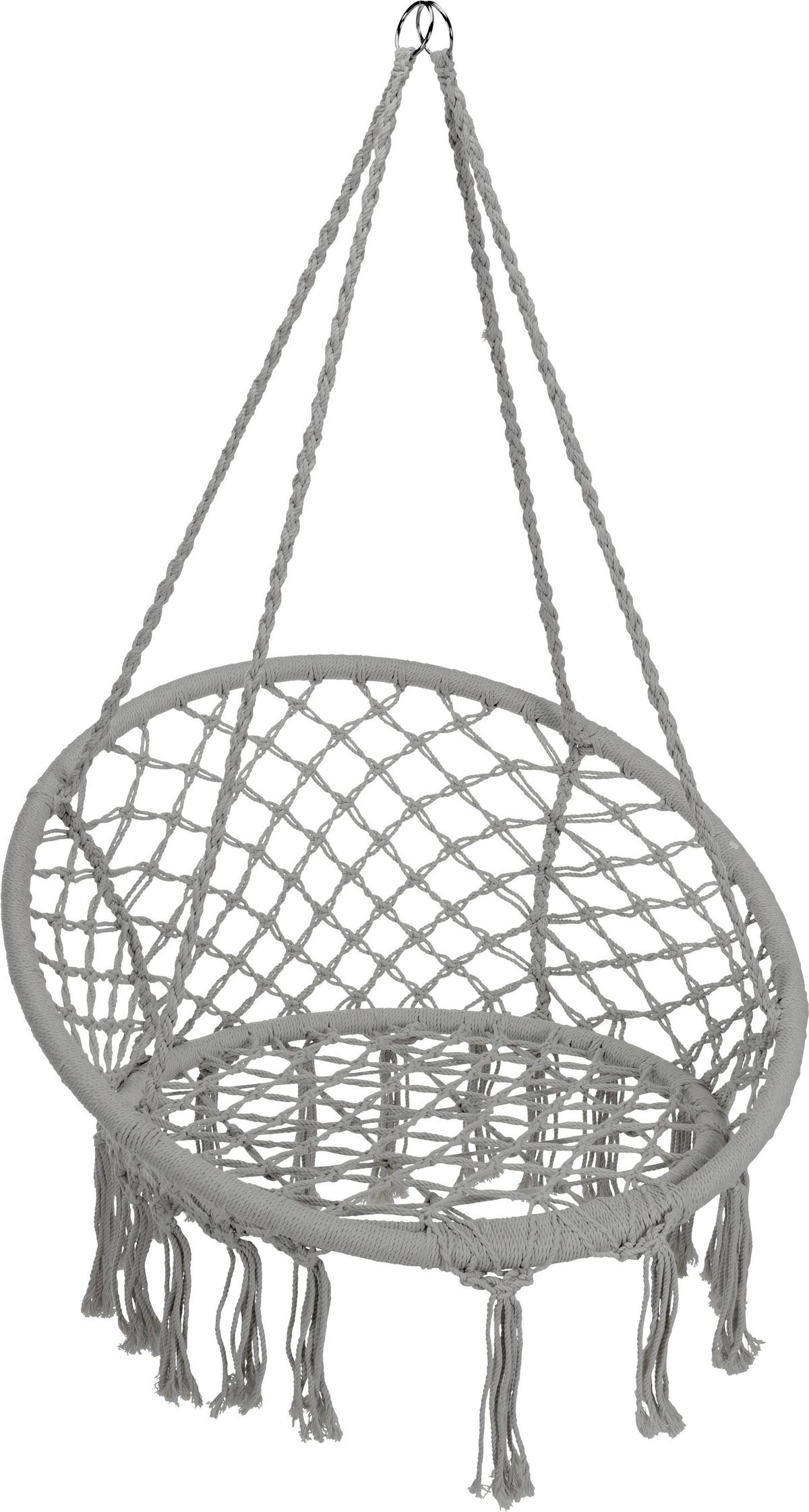 Függőfotel X28000260 *TOP ÁR* - szürke, Basics, textil/fém (80/115/60cm) - Best Price