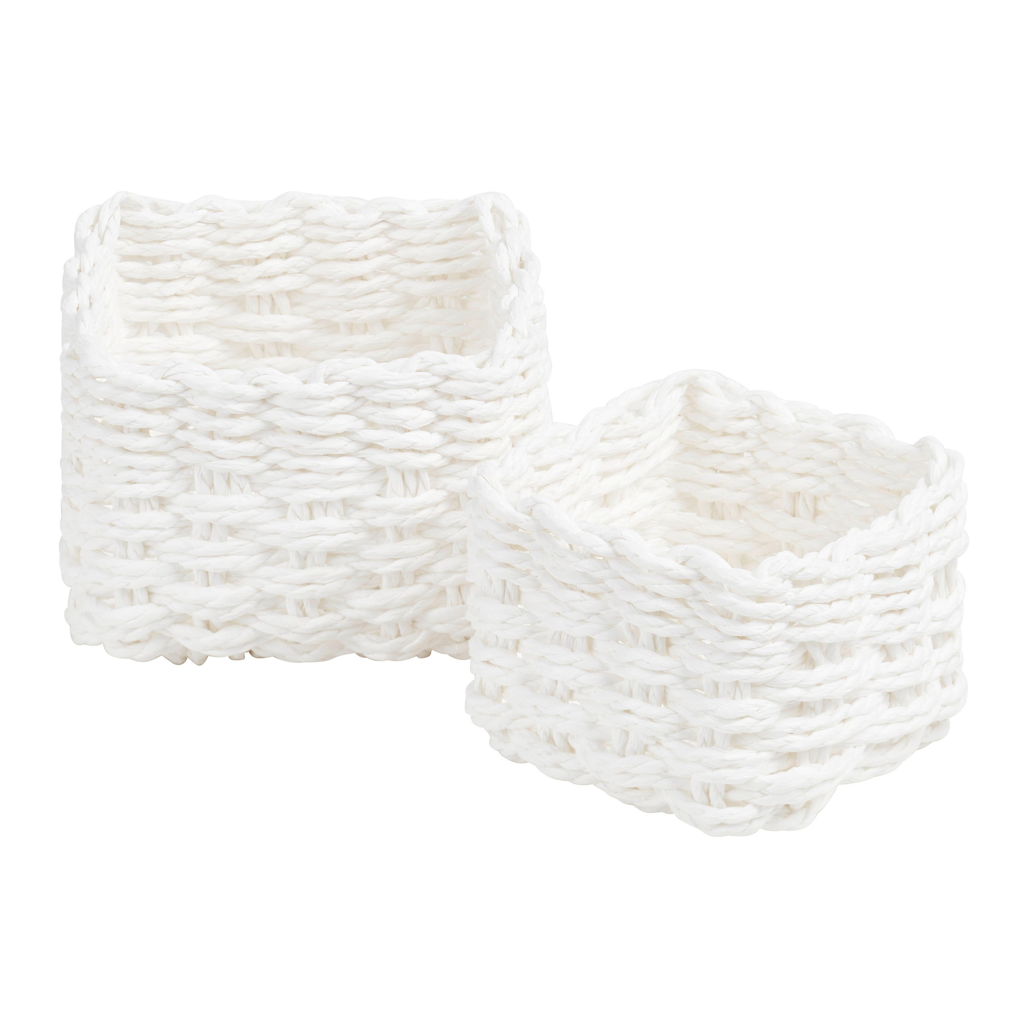 SADA KOŠŮ FRANZ - bílá, Konvenční, papír (11/7.5/11cm) - Modern Living