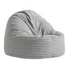 Sedací vak VERRETO, svetlě šedá, max. 90 kg - světle šedá, Moderní, textil (105/80/105cm) - Mömax