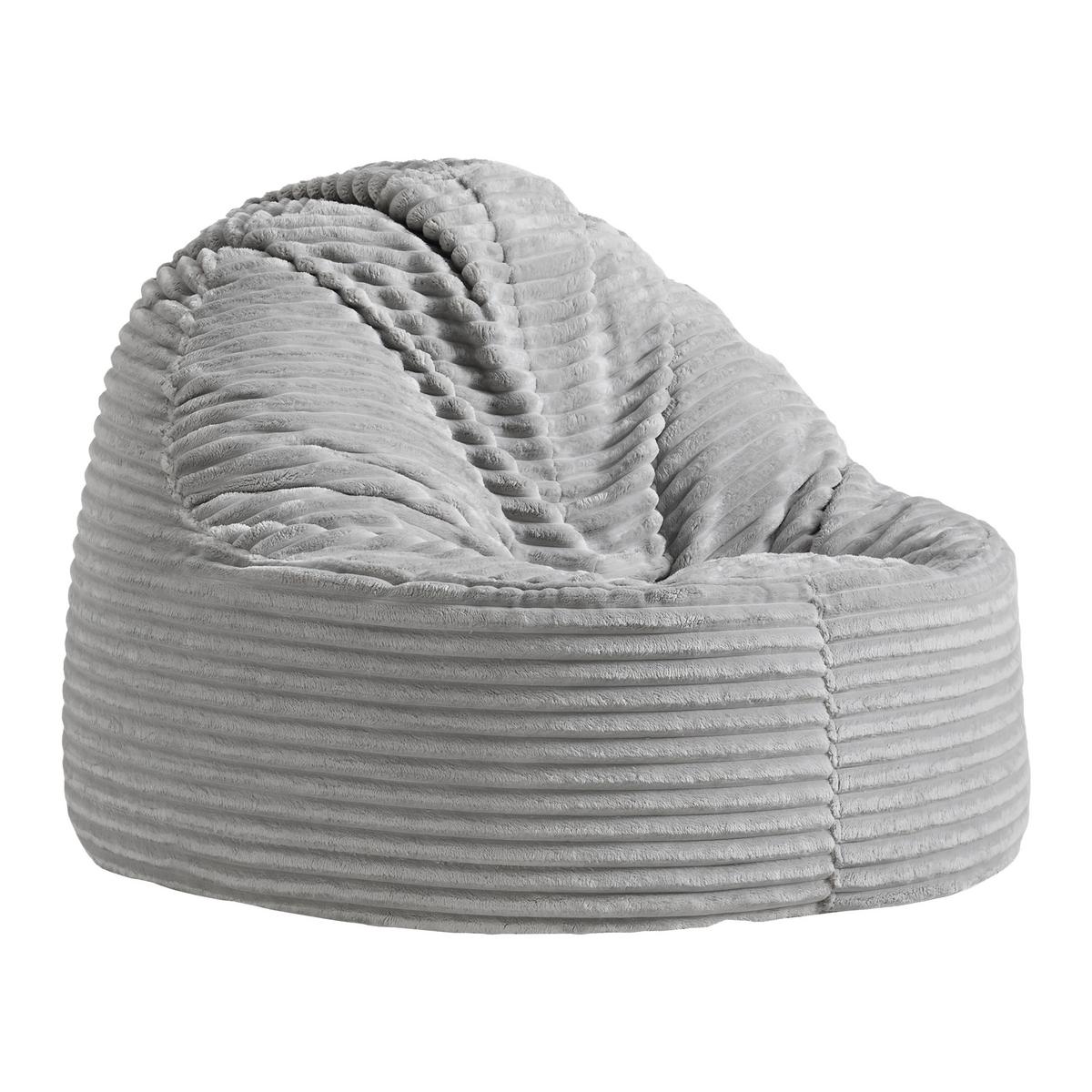 Sedací vak VERRETO, svetlě šedá, max. 90 kg - světle šedá, Moderní, textil (105/80/105cm) - Mömax