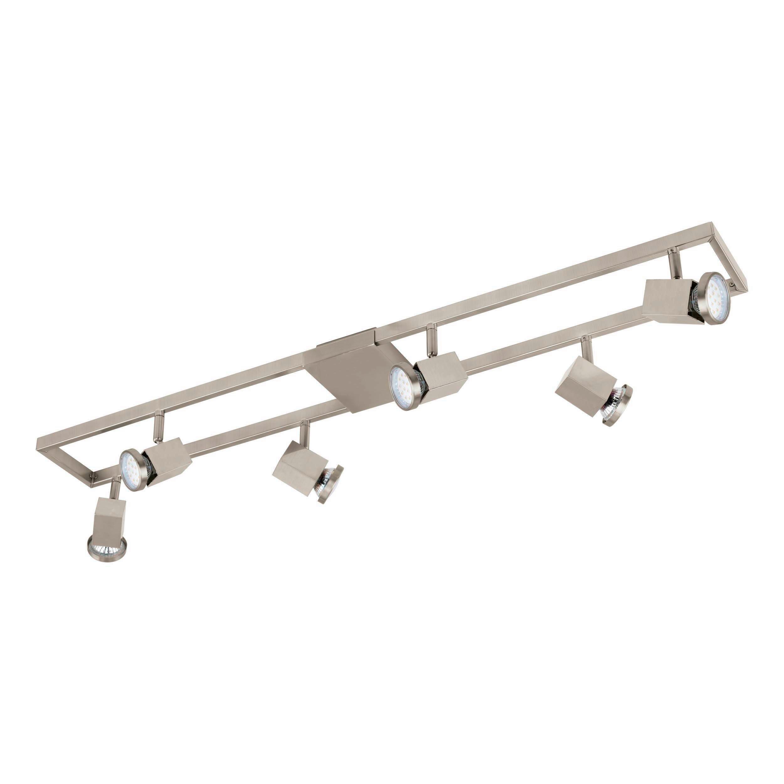 Deckenleuchte 93679* Zeraco - Nickelfarben, Design, Kunststoff/Metall (94/12/8,5cm) - Eglo