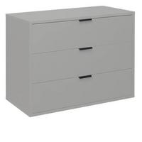 Komoda se 3 zásuvkami Bounty, šedá - šedá/antracitová, Moderní (81/67/45cm) - Premium Living