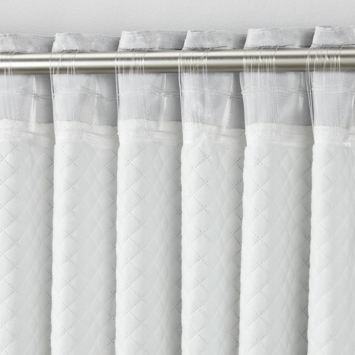 Hotový záves Hamo biela, 135x245cm - biela, Modern, textil (135/245cm)