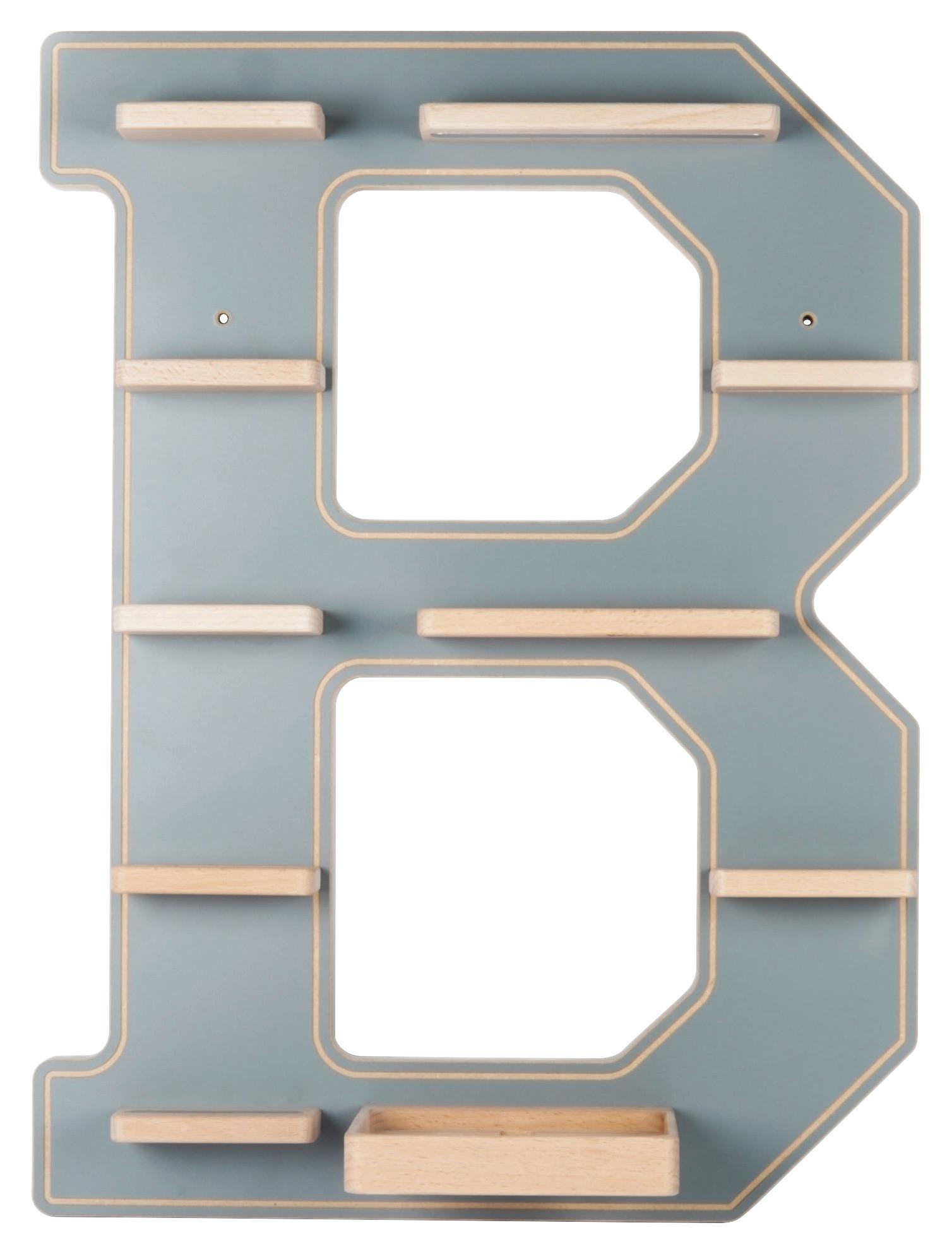 Kinderregal Boarti Grau B: 41 cm - Grau, MODERN, Holzwerkstoff (41/54/19cm) - MID.YOU