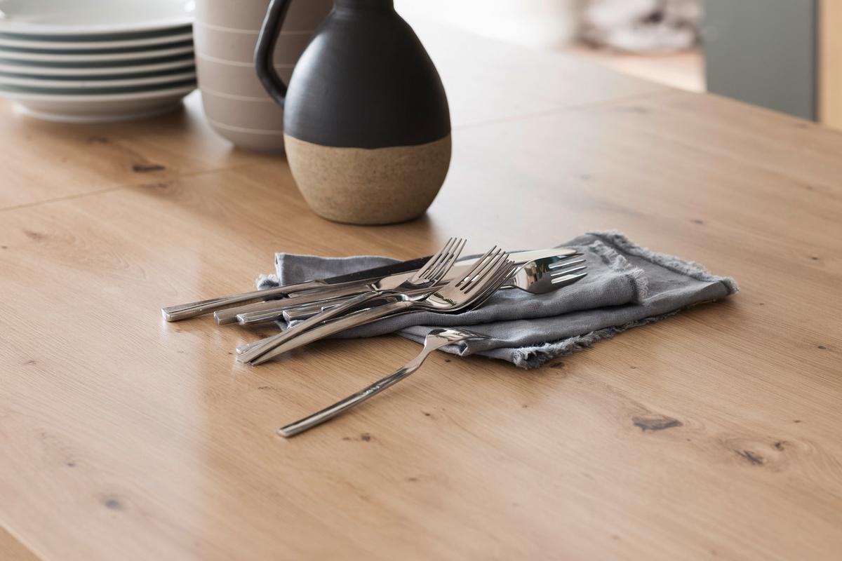 Esstisch ausziehbar Buenos Aires 180-280x100 cm - Eichefarben/Anthrazit, Design, Holzwerkstoff (180-280/100/77cm) - MID.YOU