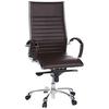 Drehstuhl Parma 20 Dunkelbraun - Dunkelbraun, MODERN, Leder/Kunststoff (60/125/50cm) - MID.YOU