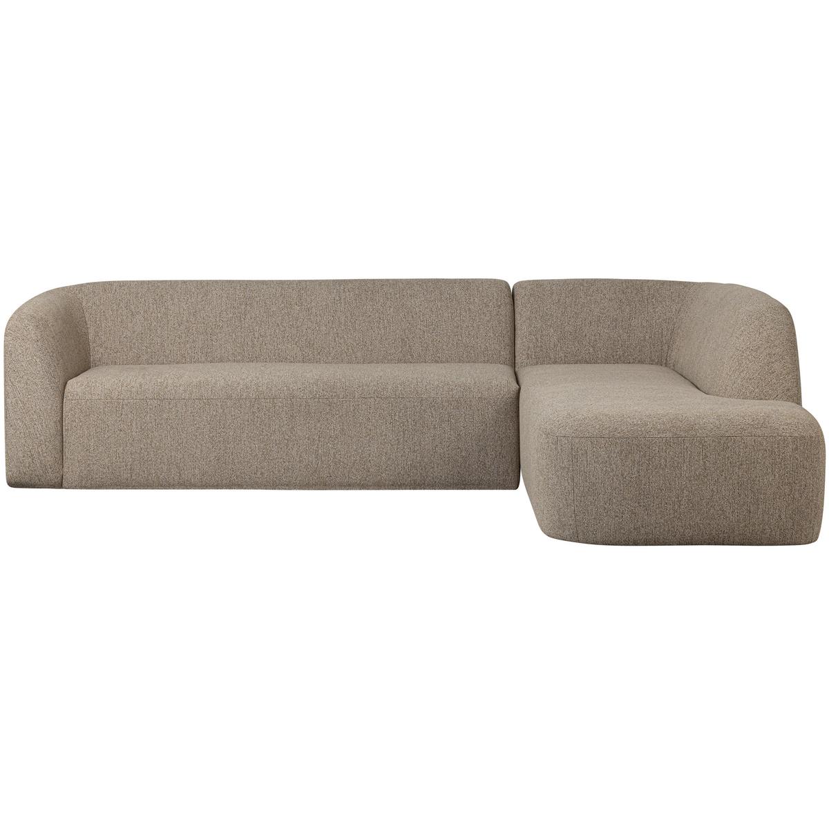 Ecksofa Sloping Naturfarben S: 274x225cm - Naturfarben, Design, Textil (274/225cm) - Livetastic