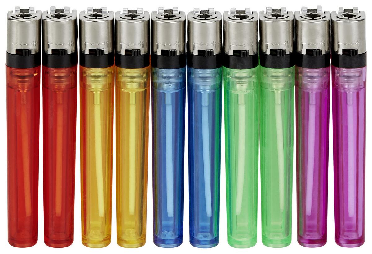 Feuerzeug Nick 10 Stk./Pkg. - KONVENTIONELL, Kunststoff (14/12cm) - Homezone