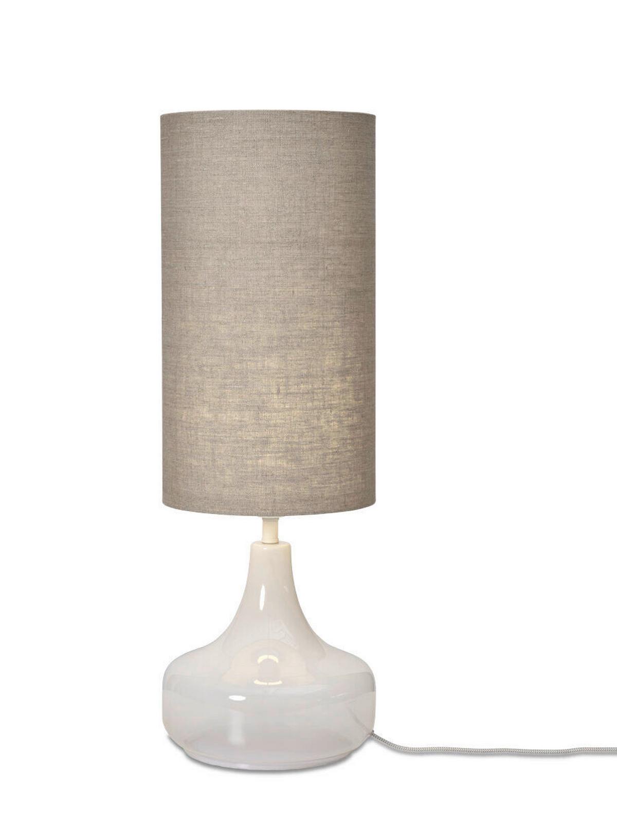 Tischleuchte Reykjavik - Grau, Trend, Textil (25/75cm) - It's about Romi