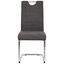 Schwingstuhl Jami Webstoff Grau Gepolstert - Chromfarben/Grau, KONVENTIONELL, Textil/Metall (43/99/57cm) Schwingstuhl Jami Webstoff Grau Gepolstert - Chromfarben/Grau, KONVENTIONELL, Textil/Metall (43/99/57cm)