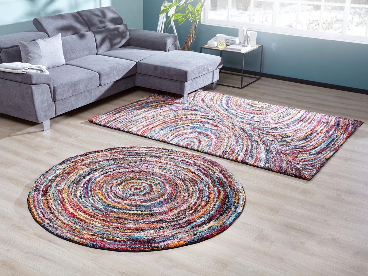 Webteppich Color Face Multicolor 160x230 cm - Multicolor, Trend, Textil (160/230cm) - Novel