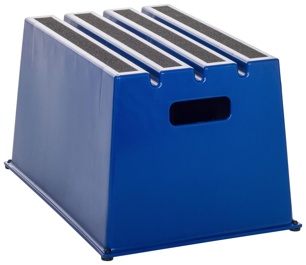 Tritthocker Tio-E1 - Blau, Basics, Kunststoff (52,5/31/37,5cm) - MID.YOU