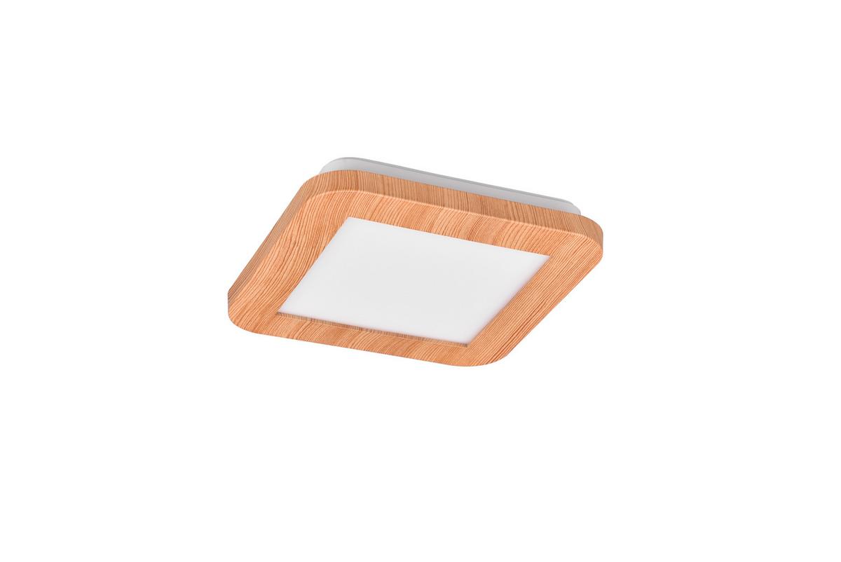 Led-deckenleuchte R62931035 Camillus L: 17 Cm - Naturfarben/Weiß, KONVENTIONELL, Kunststoff (17/3/17cm)