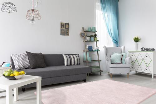 Hochflorteppich Hellrosa Bali 160x230 cm - Hellrosa, Design, Textil (160/230cm) - Kayoom