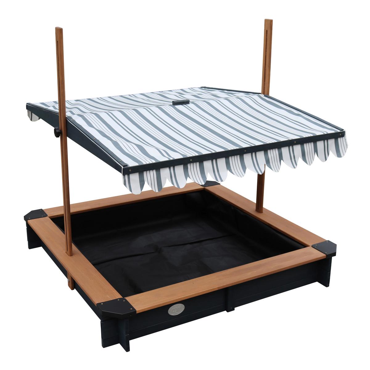 Sandkasten A031.013.05 Lily - Anthrazit/Braun, Basics, Holz (118/118/118cm) - Ambia Garden