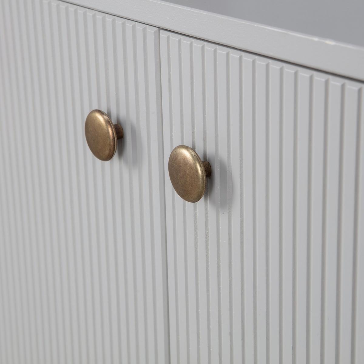 Lowboard Madu Hellgrau B: 160cm - Hellgrau/Grau, Design, Holz (160/56/46cm) - Livetastic