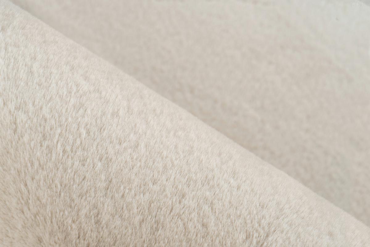 Teppich Rabbit Prime Silberfarben/Beige, 80x150cm - Beige/Silberfarben, KONVENTIONELL, Textil (80/150cm)