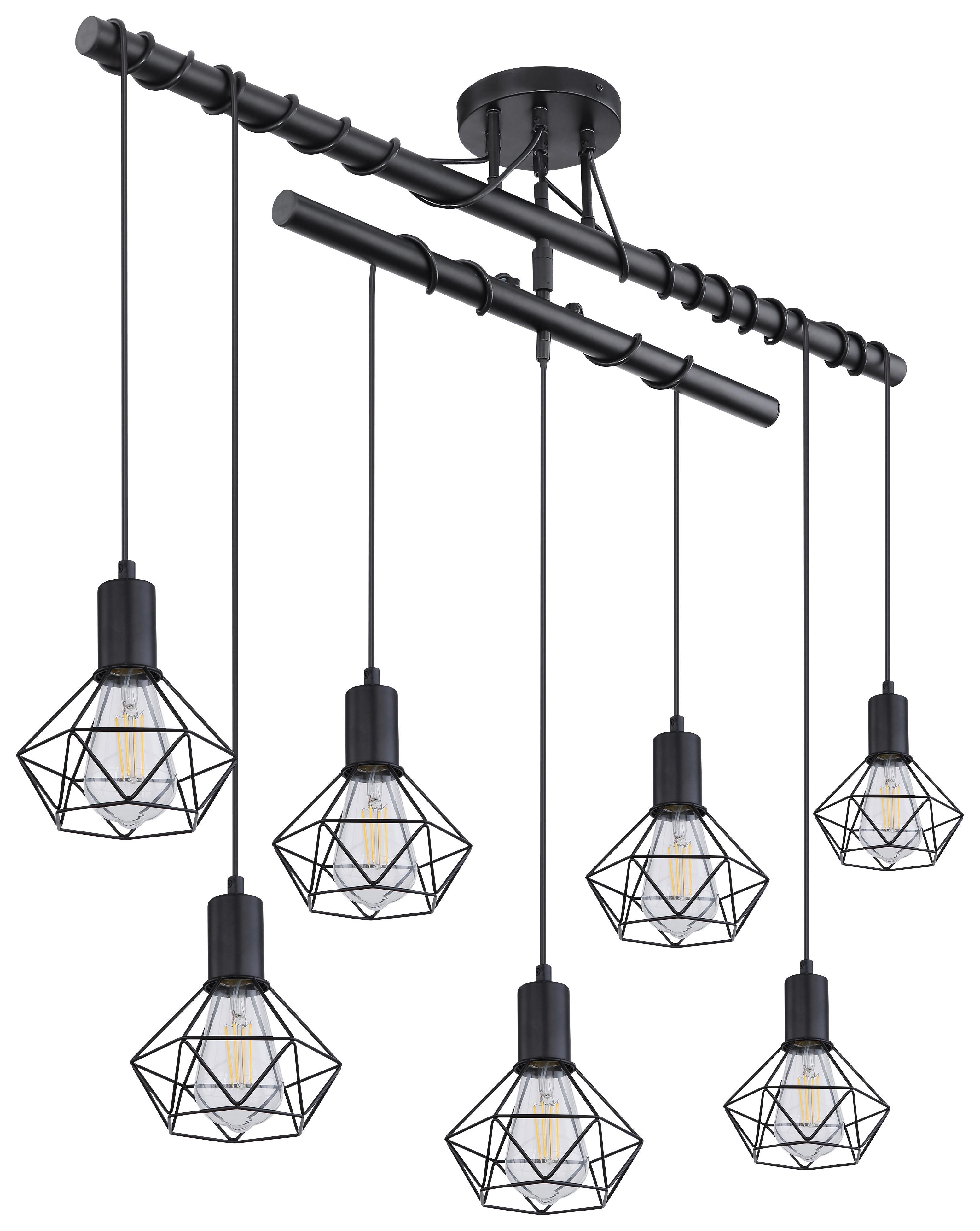 Schöne Deckenleuchte mit sieben Flammen