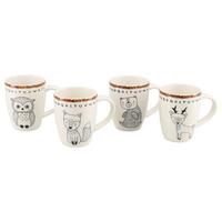 Kinderbecher Steinzeug 4 -Teilig. Multicolor - Multicolor, Basics, Keramik - Creatable