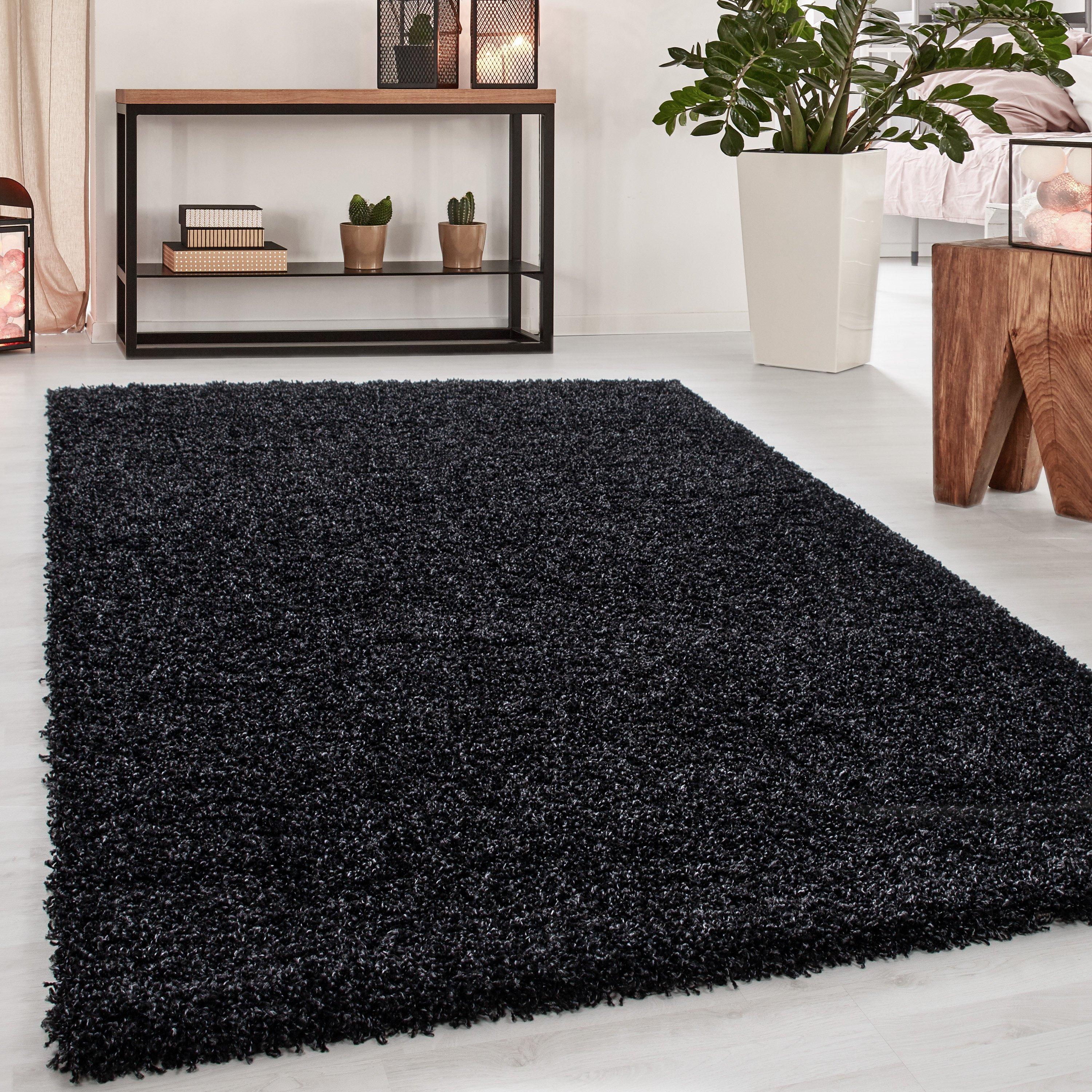 Hochflor Teppich Anthrazit Dream 80x150 cm