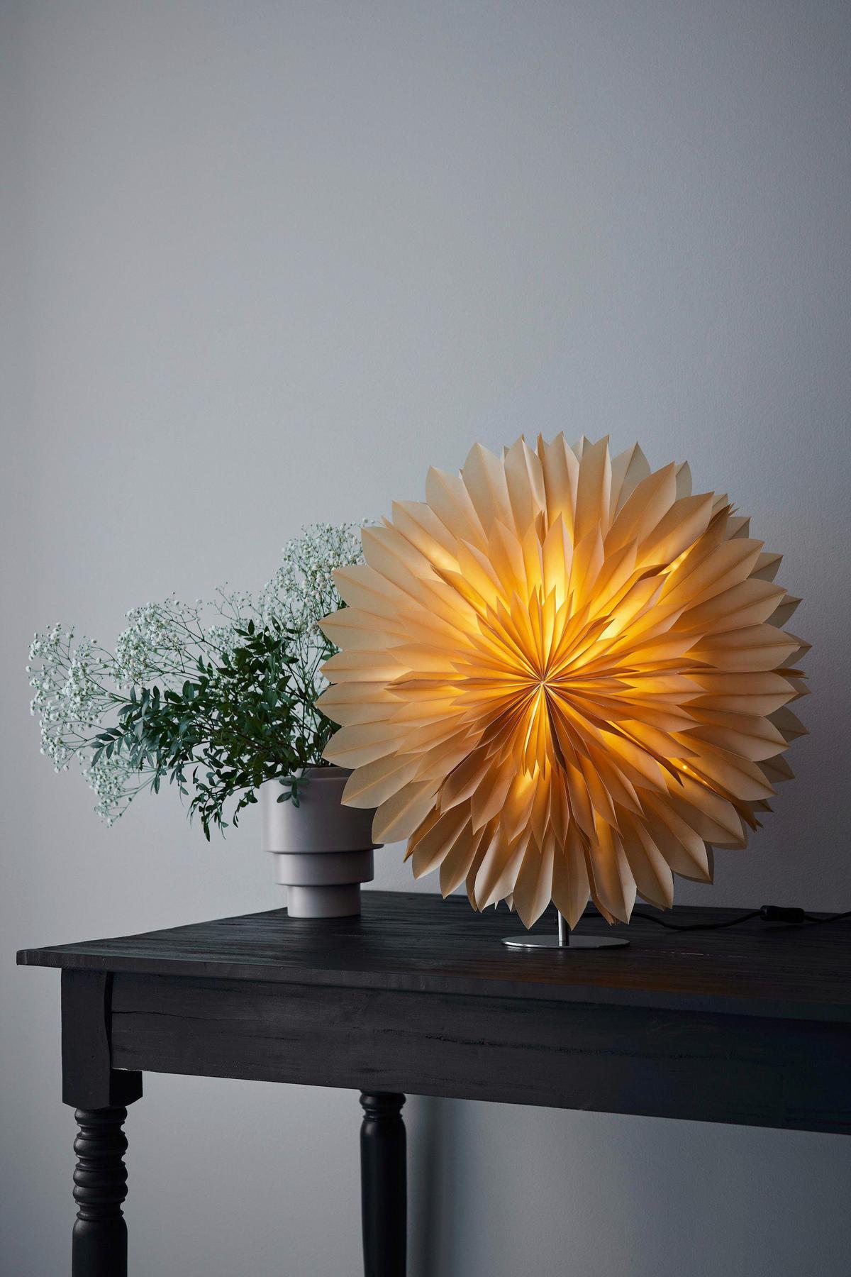 LED-Dekoleuchte Solina Table Star 60 - Bernsteinfarben, Basics, Papier (60/62/10cm) - Markslöjd