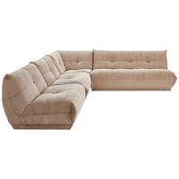 Ecksofa Giselle Taupe - Taupe, Trend, Textil (315/285cm) - Livetastic