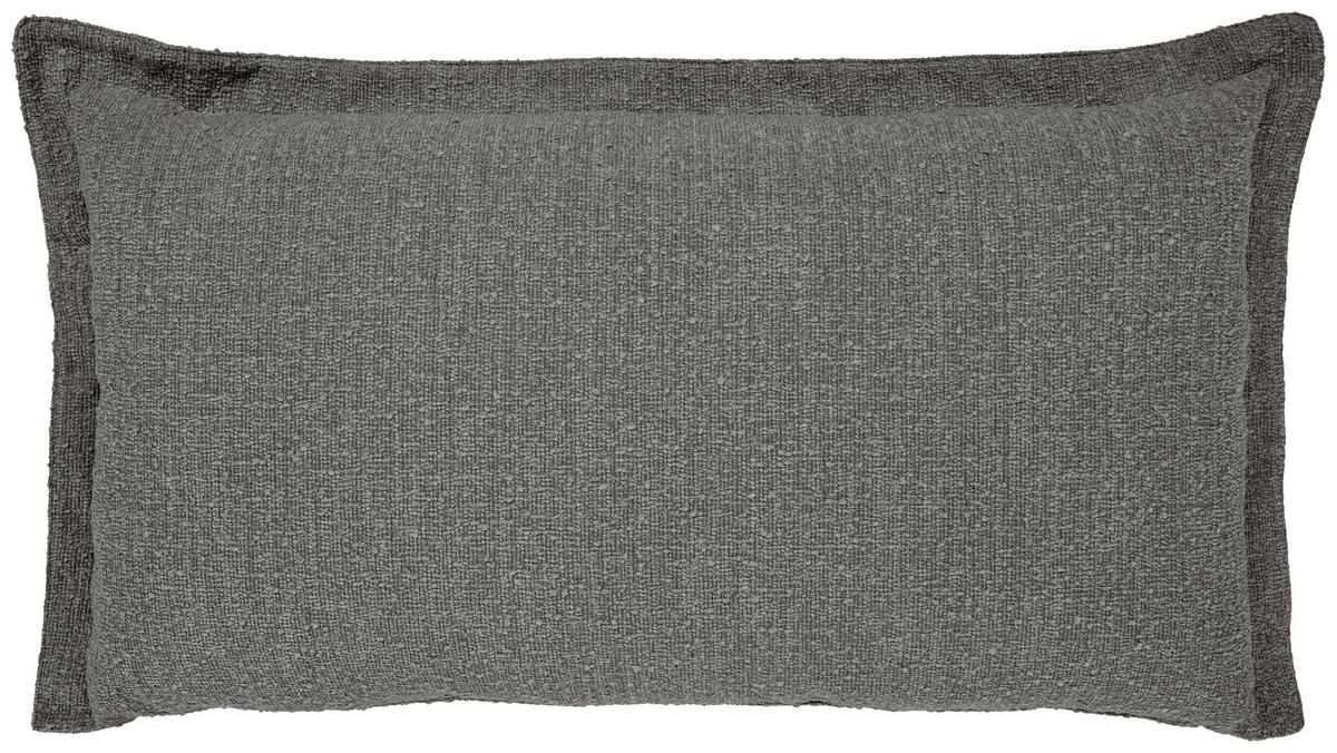 Ecksofa Toscana - Schwarz/Grau, Trend, Textil (295/165cm) - Livetastic