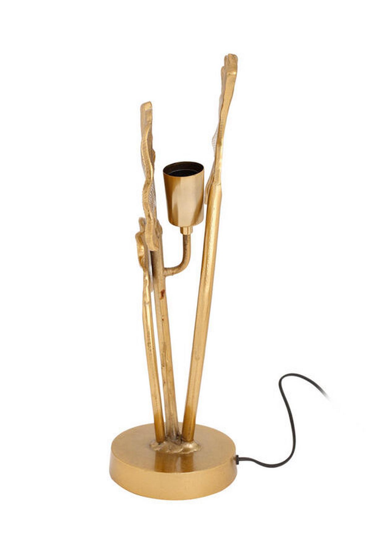 Tischlampe Cosima Goldfarben - Goldfarben, Trend, Kunststoff/Metall (16/28/52cm) - Kayoom