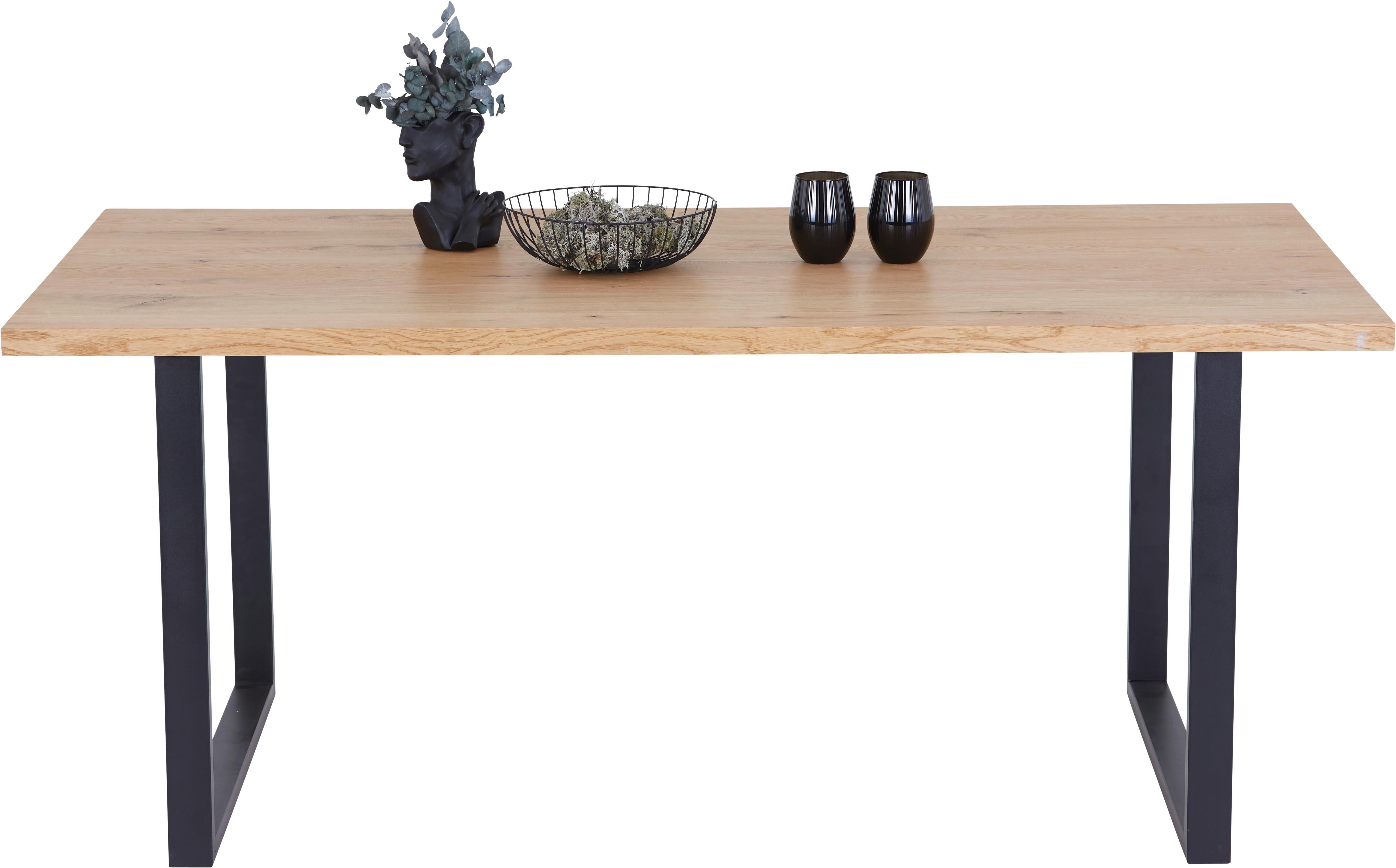 Esstisch Oakland 3919 - Schwarz, KONVENTIONELL (180/75/90cm)