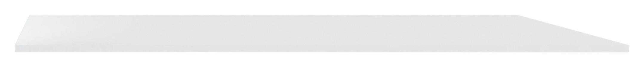 Vrchní Deska Unit-Elements - vysoce lesklá bílá, Moderní, kompozitní dřevo (137/42/1,6cm) - Ondega