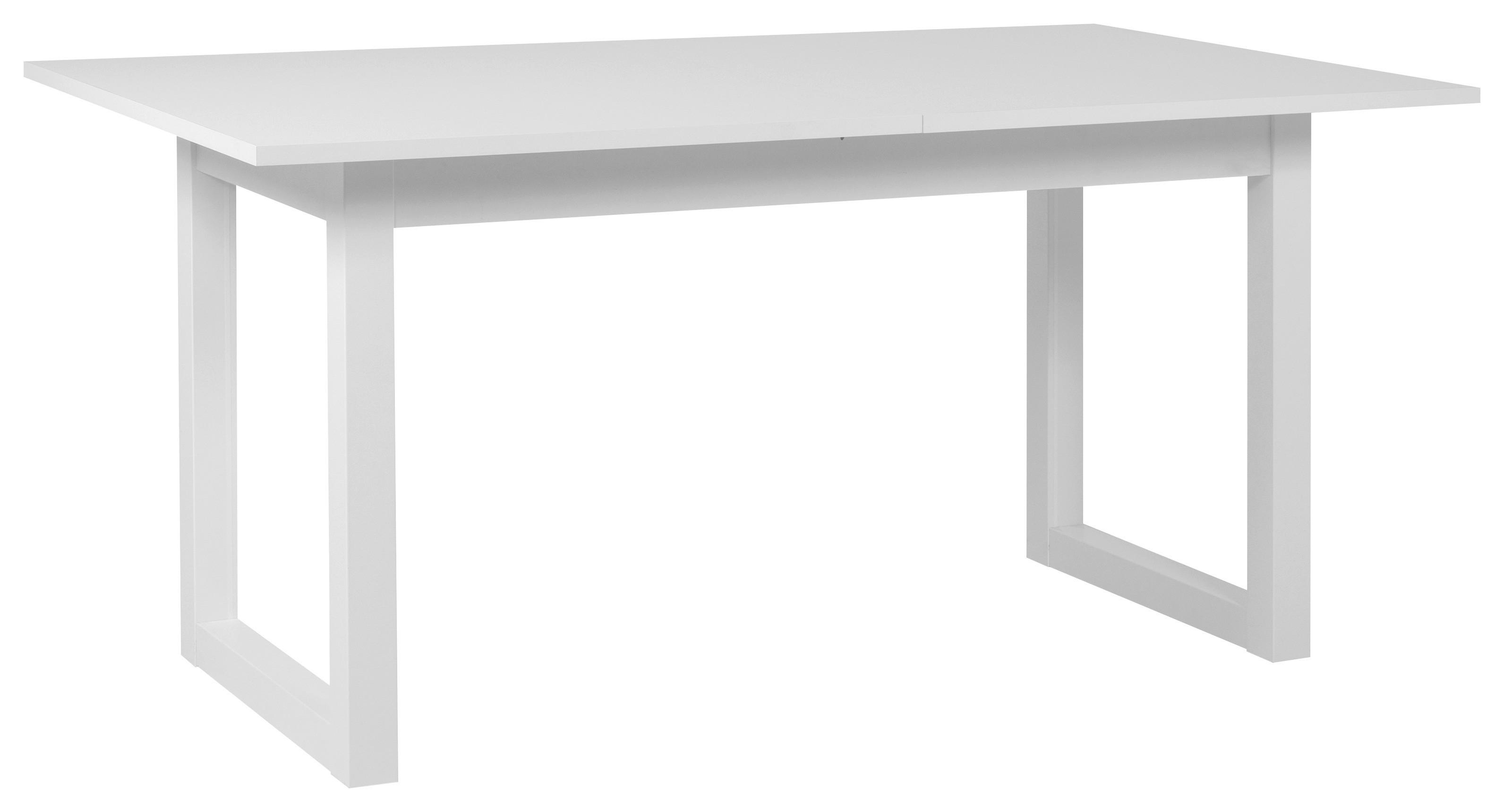 Esstisch Ausziehbar Denver 160-200x90 cm Weiß - Weiß, Design, Holzwerkstoff (160/90/75cm) - MID.YOU