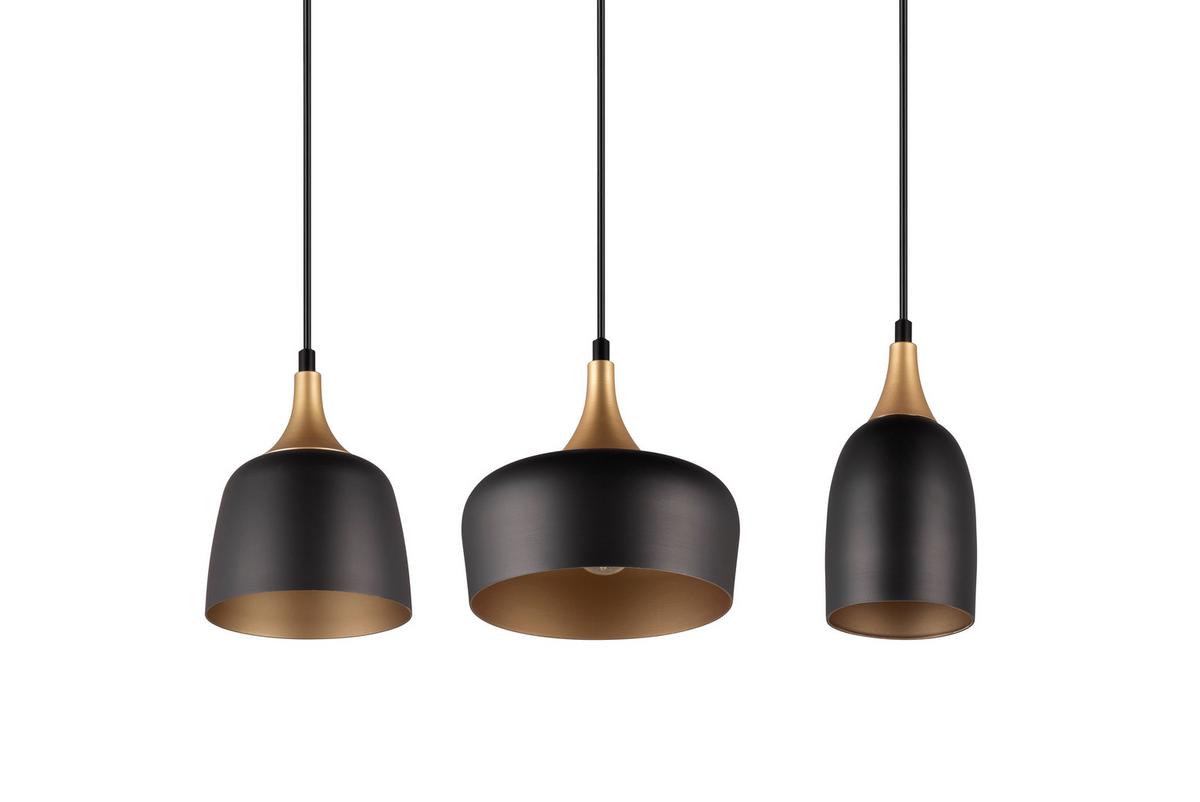 Pendelleuchte 310500332 Chiraz - Schwarz, Design, Metall (63/20/150cm) - Trio Leuchten