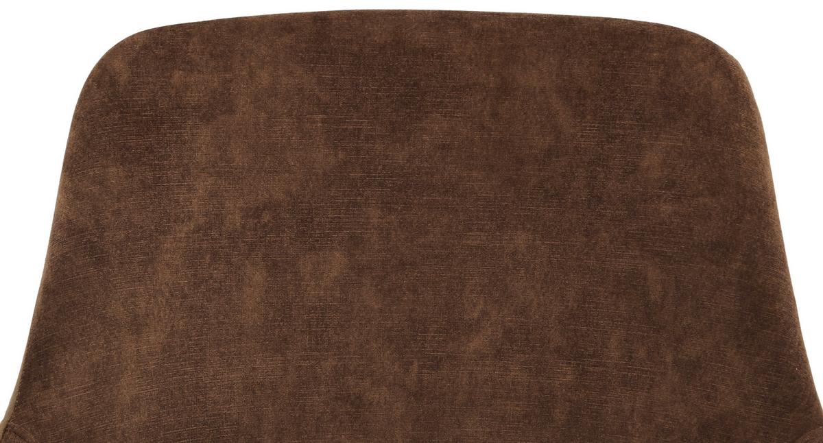 STOLIČKA S PODRÚČKAMI ADRIANA - hnedá/čierna, Modern, kov/drevo (61/85/62,5cm) - Mömax