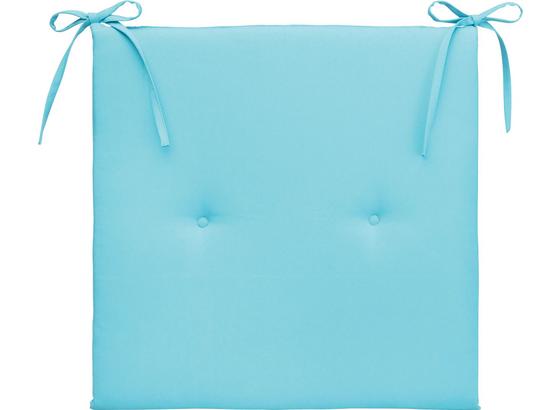 Polštář Na Židli Smokey - tyrkysová, textil (40/2,5/40cm) - MÖMAX modern living Polštář Na Židli Smokey - tyrkysová, textil (40/2,5/40cm) - MÖMAX modern living