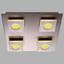 LED-Deckenleuchte Cayman,4-flammig - Nickelfarben, MODERN, Kunststoff/Metall (28/28/7cm) LED-Deckenleuchte Cayman,4-flammig - Nickelfarben, MODERN, Kunststoff/Metall (28/28/7cm)