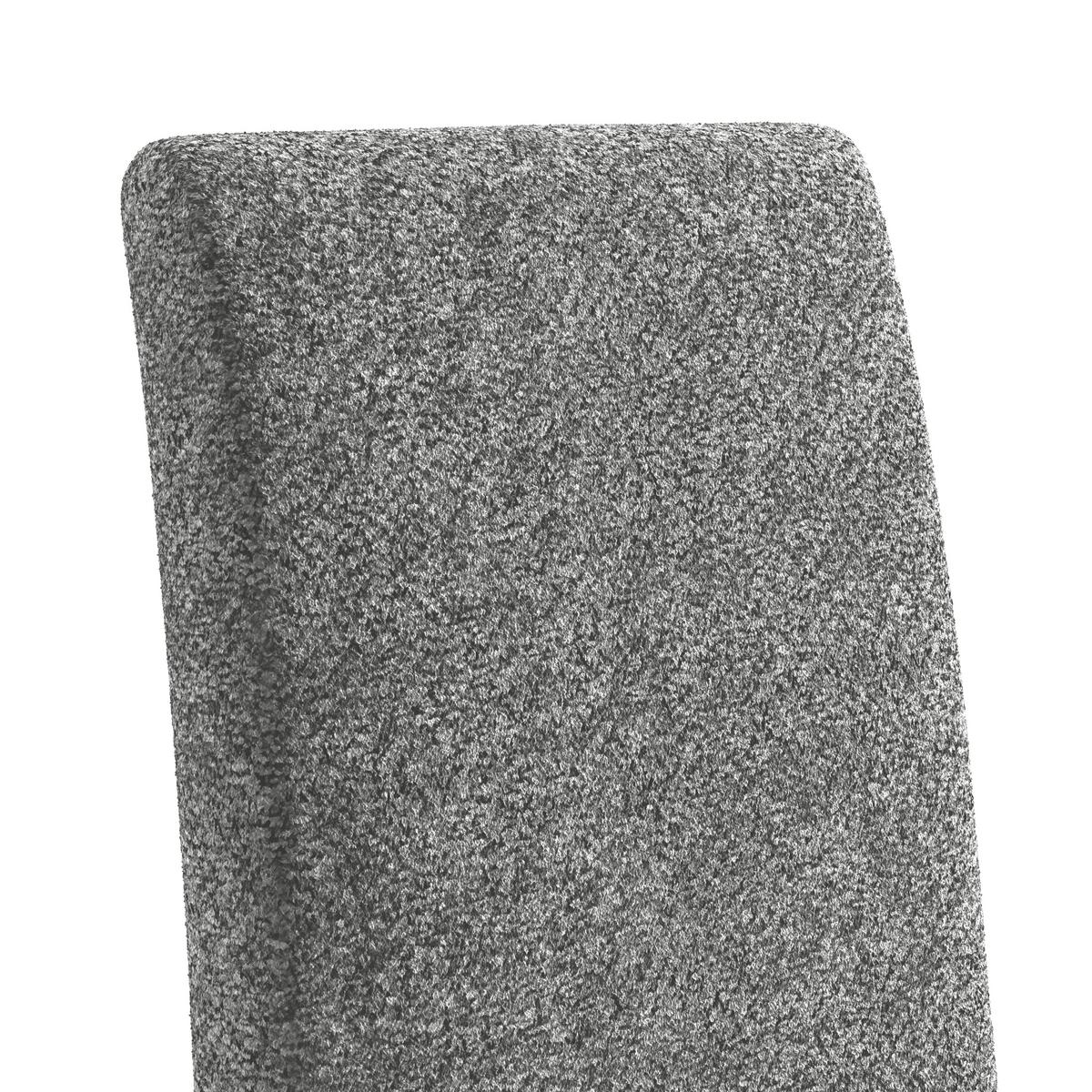 Schwingstuhl Terri Grau Gepolstert - Schwarz/Grau, MODERN, Textil/Metall (46/95/64cm) - MID.YOU