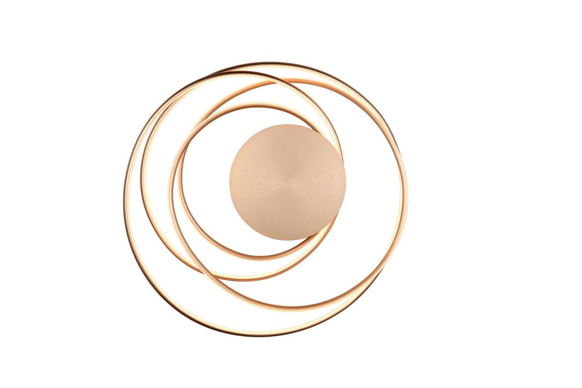 Led-deckenleuchte 644310179 Nala - Goldfarben, Design, Metall (72/35cm) - Trio Leuchten