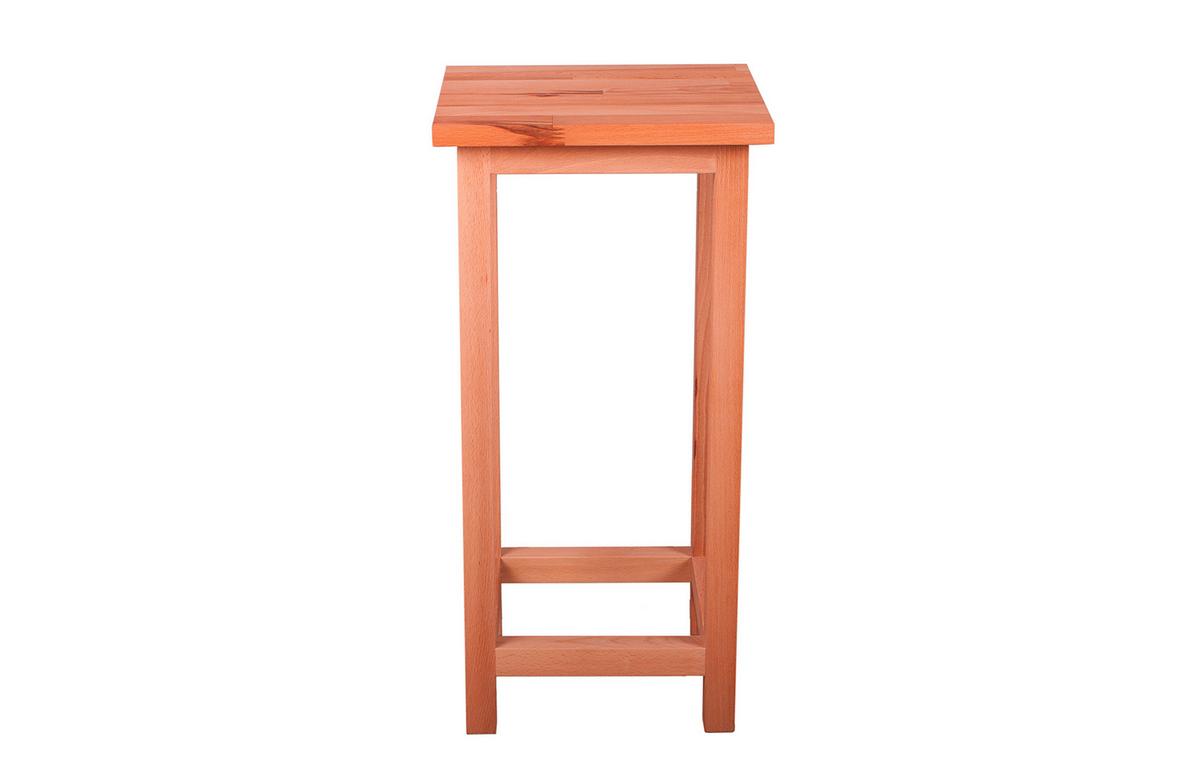 Gartenhocker Marco Echtholz Kernbuche Wetterfest - Kernbuche, Basics, Holz (30/60/30cm) - Gardenson