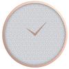 Nástěnné hodiny Kelly, Ø: 50,8cm - měděné barvy/světle šedá, kov/plast (50,8cm) - Modern Living